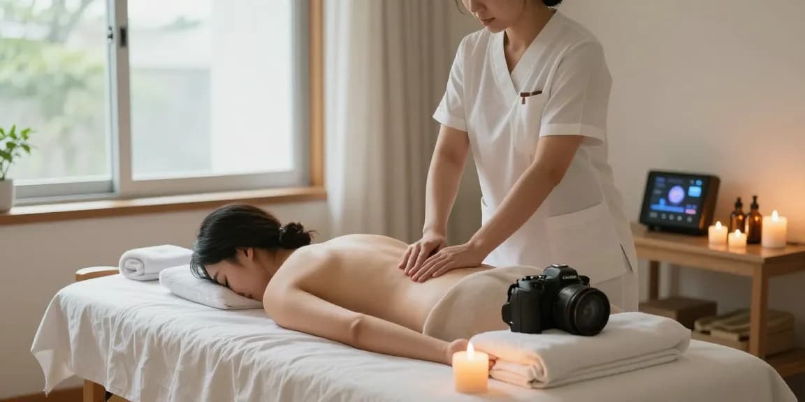 신도림출장마사지 제공 중인 전문 마사지사와 아늑한 홈 마사지 공간