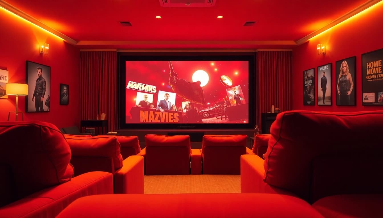 ดูหนังออนไลน์ในโรงหนังที่บ้านพร้อมบรรยากาศอบอุ่นและโต๊ะขนม