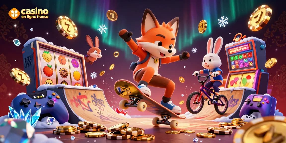 Jouez à des jeux excitants sur le casino en ligne France avec des personnages animés captivants.