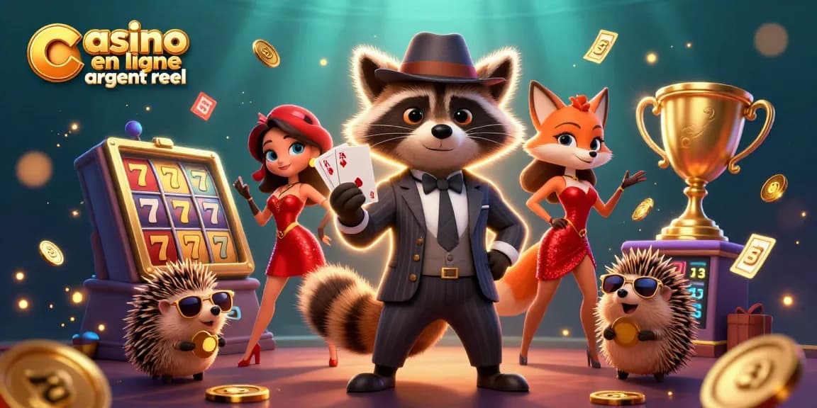 Action palpitante au casino en ligne argent réel avec des personnages animés et des éléments riches en détails.