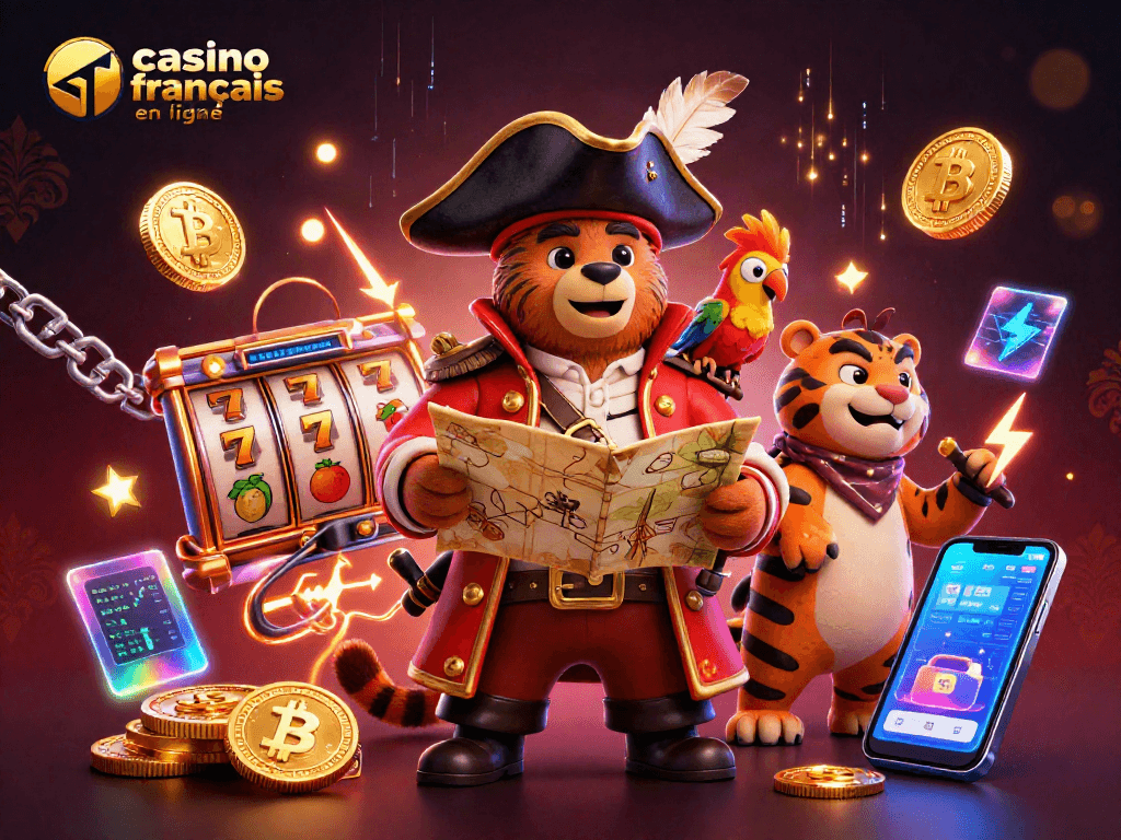 Jouer à un casino français en ligne avec des personnages colorés et des éléments riches en détails.