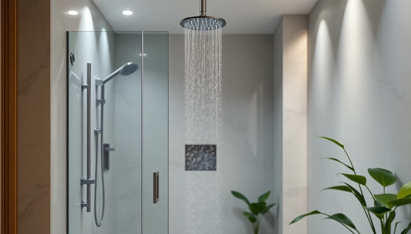 Enhance your relaxation with the sleek design of sunny shower usa inc's modern bathroom fixtures.