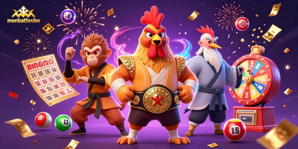 Menbathrobe menyajikan ilustrasi kasino yang penuh aksi dengan karakter unik dan elemen perjudian yang menarik.