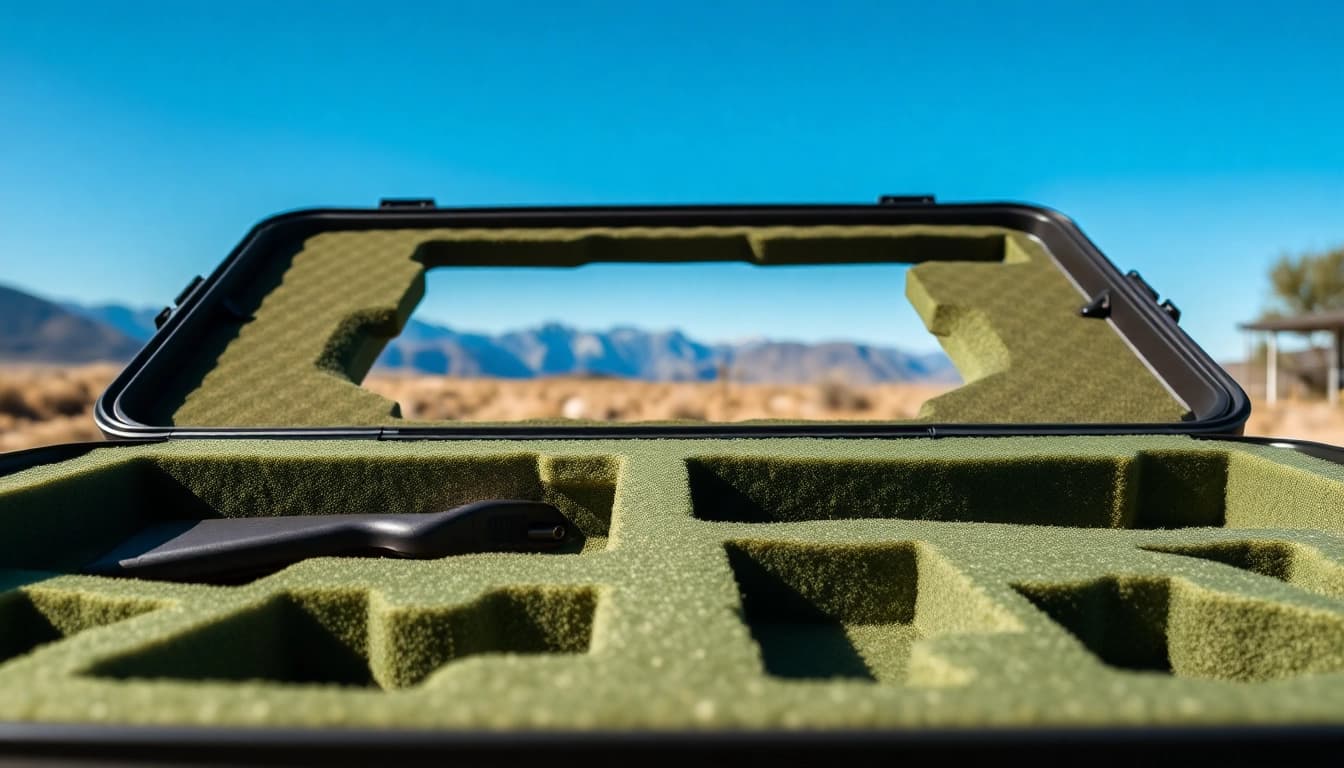 Customize your foam for rifle case for the perfect fit and protection.