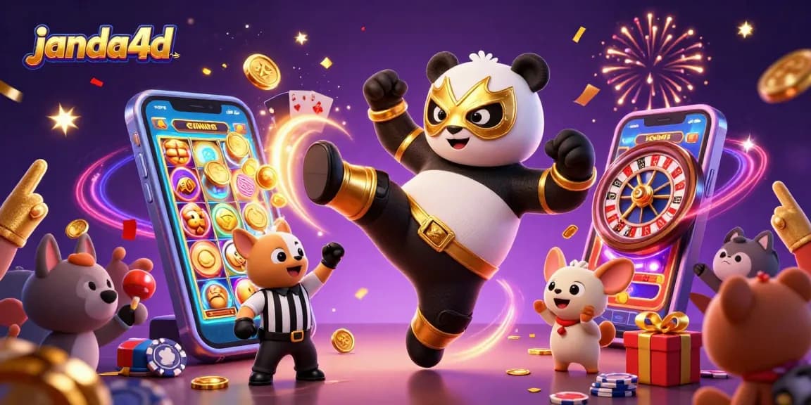 Permainan seru di janda4d dengan panda pegulat dan kegembiraan penonton