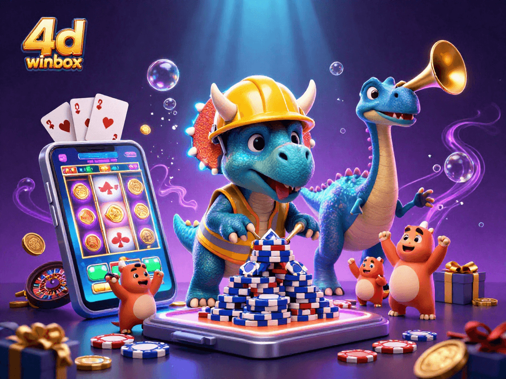 Experience the thrilling excitement of 4d winbox with dynamic characters and vibrant casino elements.