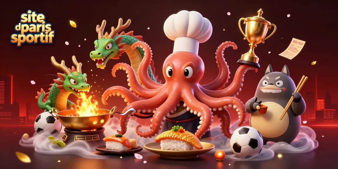 Pariez sur le site de paris sportif avec une illustration captivante de casino dynamique.