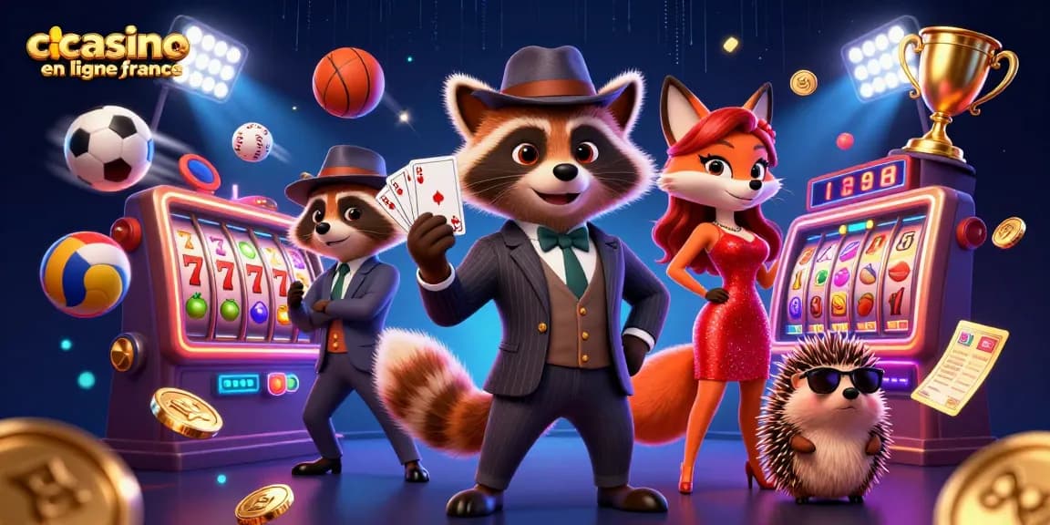 Célébrez l'excitation chez casino en ligne france avec des personnages animés et des détails captivants.