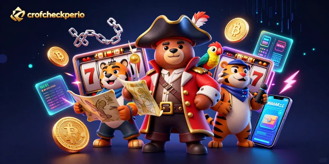 Crofcheckperio menyajikan petualangan seru dalam bermain slot dengan karakter kartun beruang kapten bajak laut