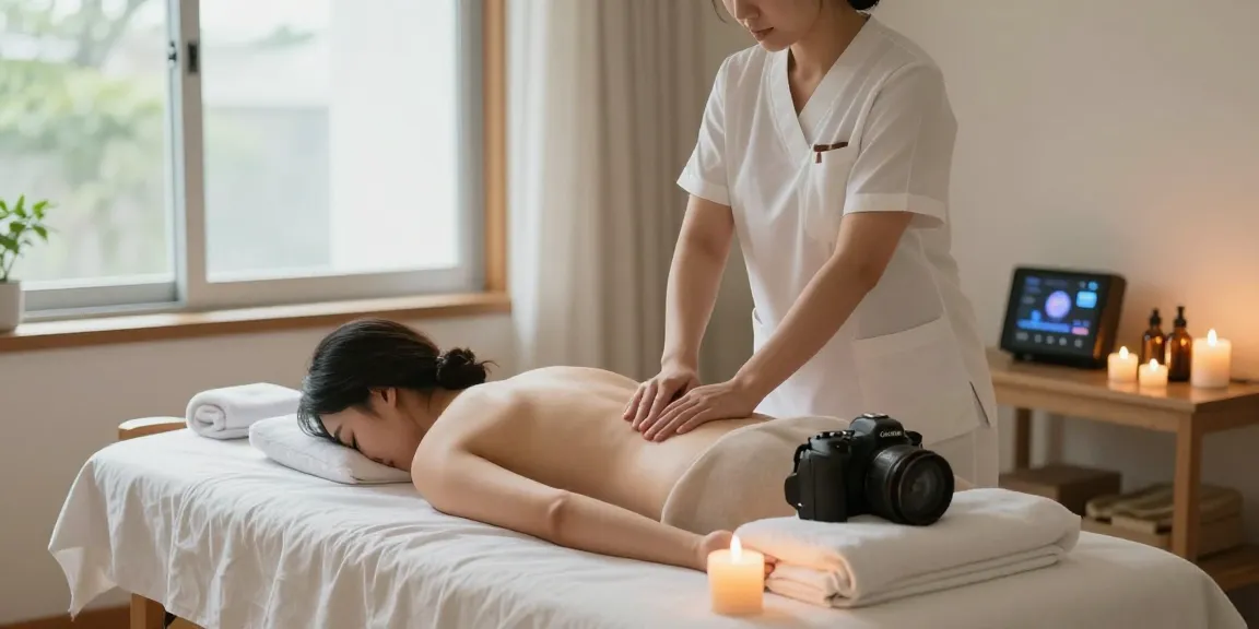 신도림출장마사지 제공 중인 전문 마사지사와 아늑한 홈 마사지 공간