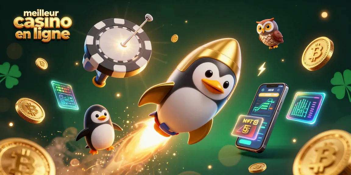 Découvrez le meilleur casino en ligne avec ce rendu 3D captivant et dynamique.