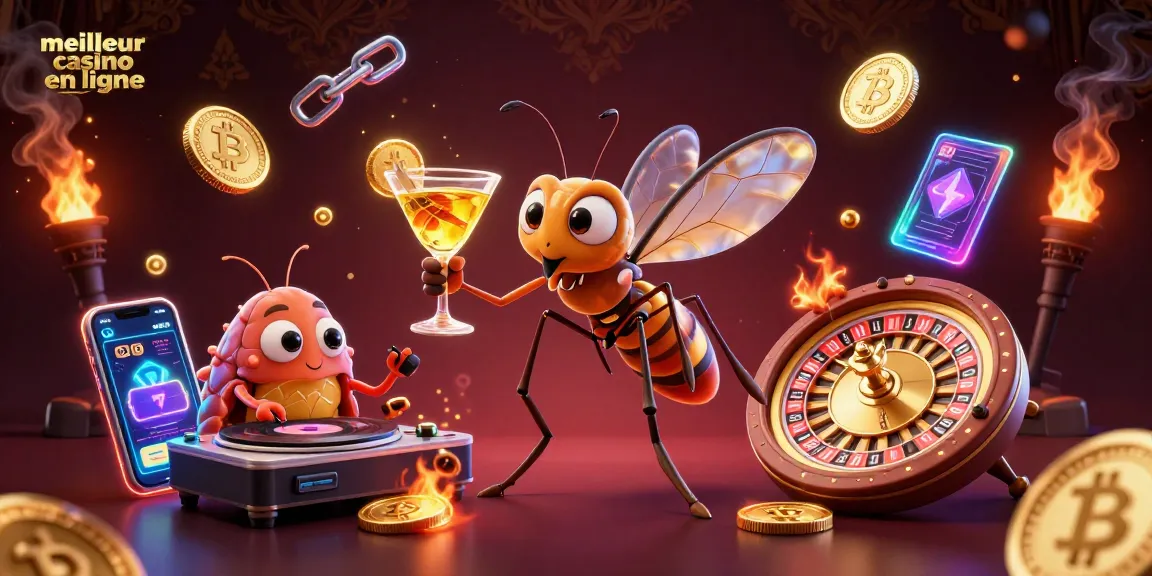 Découvrez le meilleur casino en ligne avec un moustique animateur, un DJ trilobite et des éléments de crypto-monnaie.