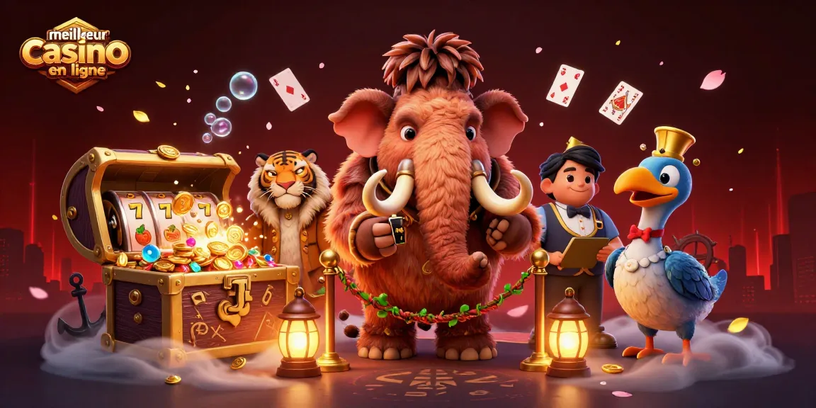 Gagnez avec le meilleur casino en ligne grâce à un bouncer mammouth et un VIP tigre.