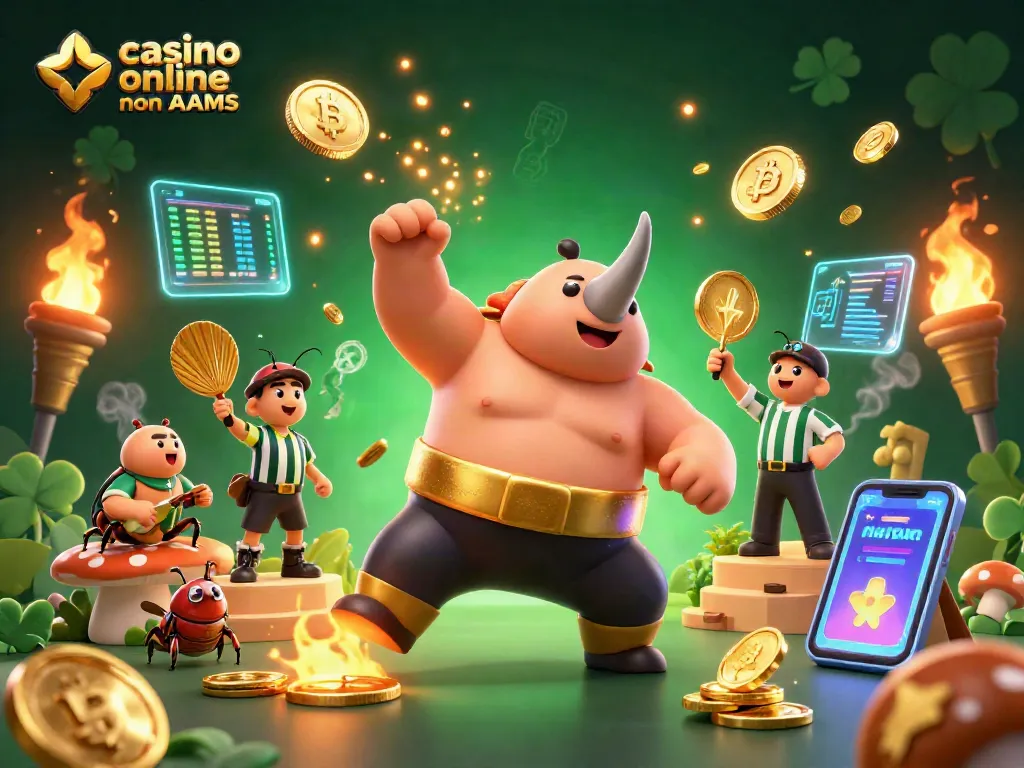 Scopri i vantaggi dei casino online non AAMS attraverso un'illustrazione colorata e dettagliata.