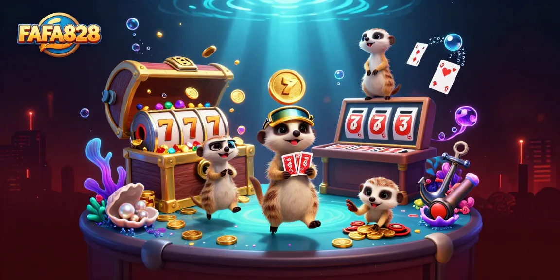 Engage in thrilling gameplay with FAFA828’s unique 3D meerkat casino adventure, featuring action-packed elements.