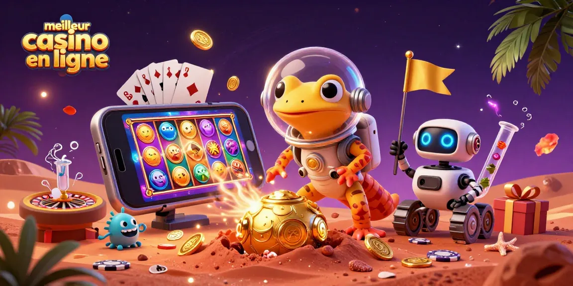 Découvrez le meilleur casino en ligne avec un gecko martien et des jeux animés de casino