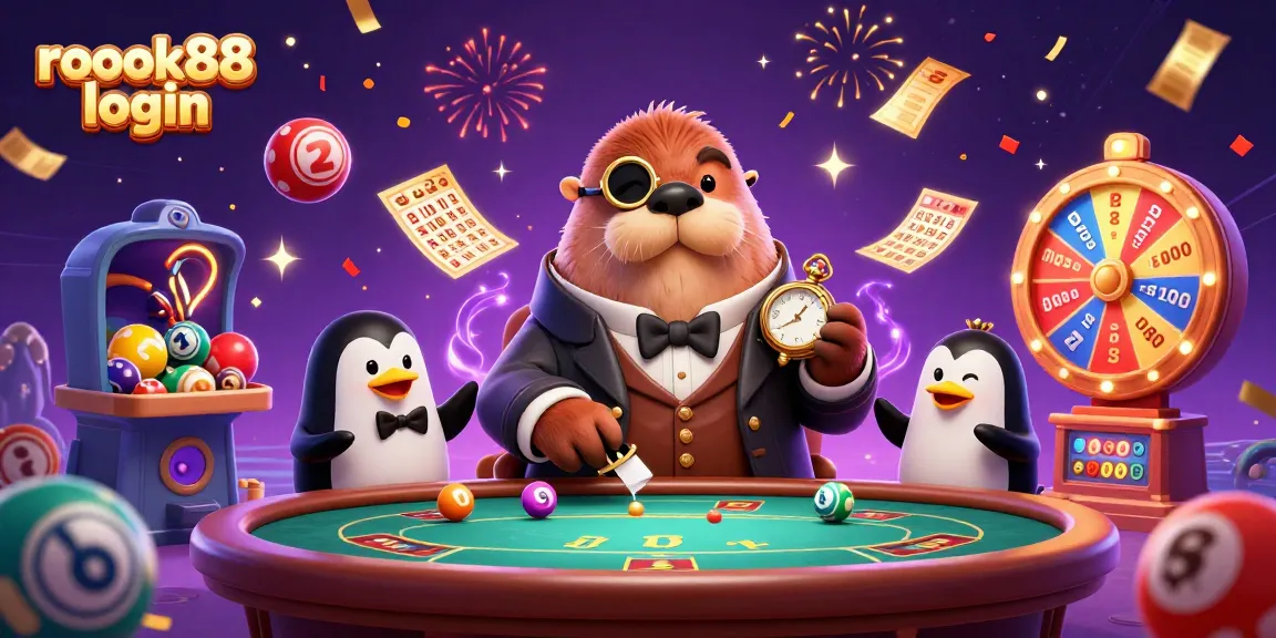 Experience raucous fun at rokok88 login with a jolly walrus in a poker showdown!