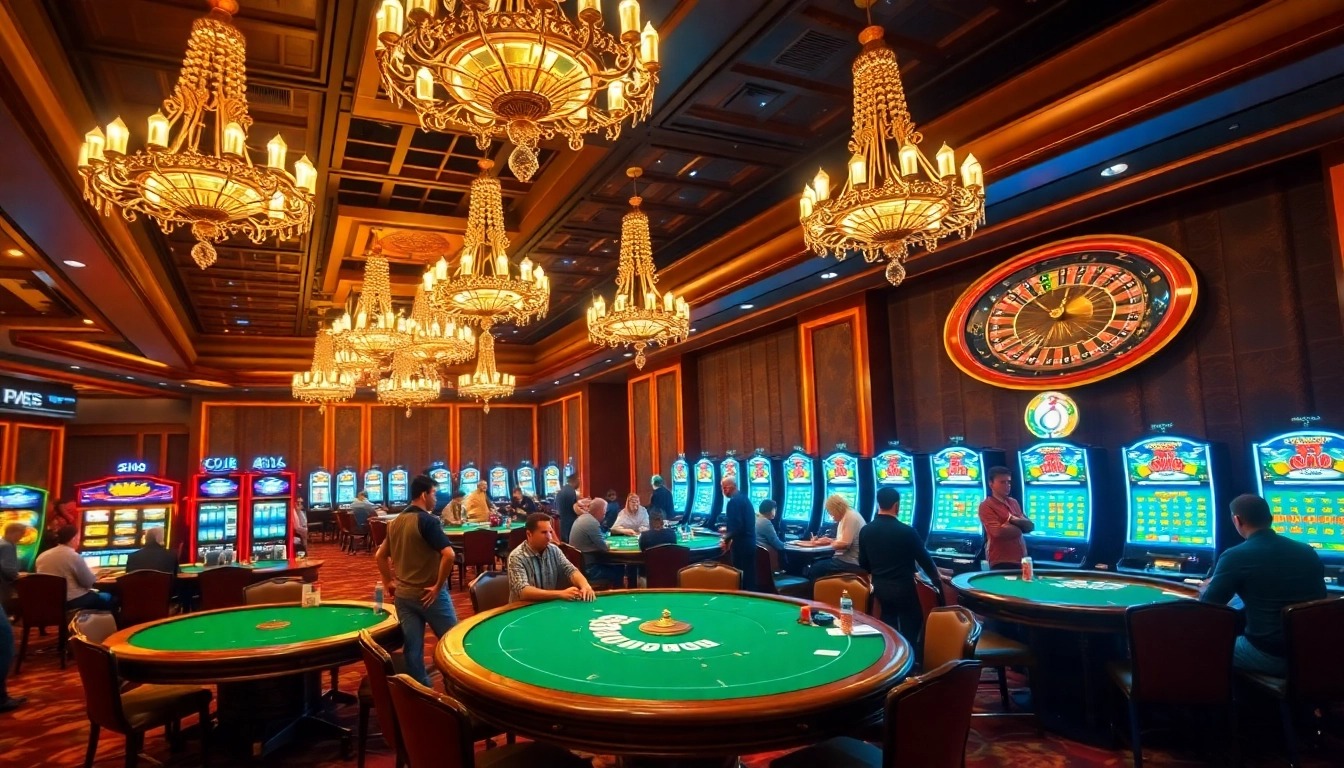 Vivez l'excitation du casino en ligne 2026 avec des tables de jeu vibrantes et une atmosphère animée.