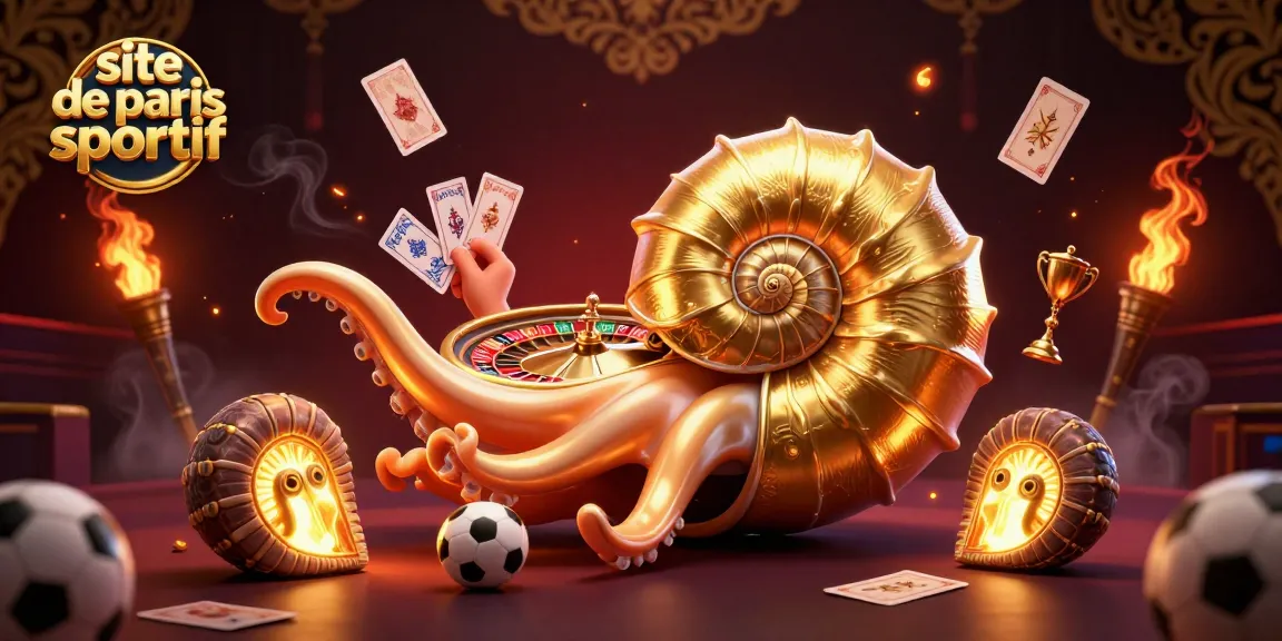 Pariez sur site de paris sportif avec ce nautilus géant et ses amis ammonites illuminés.