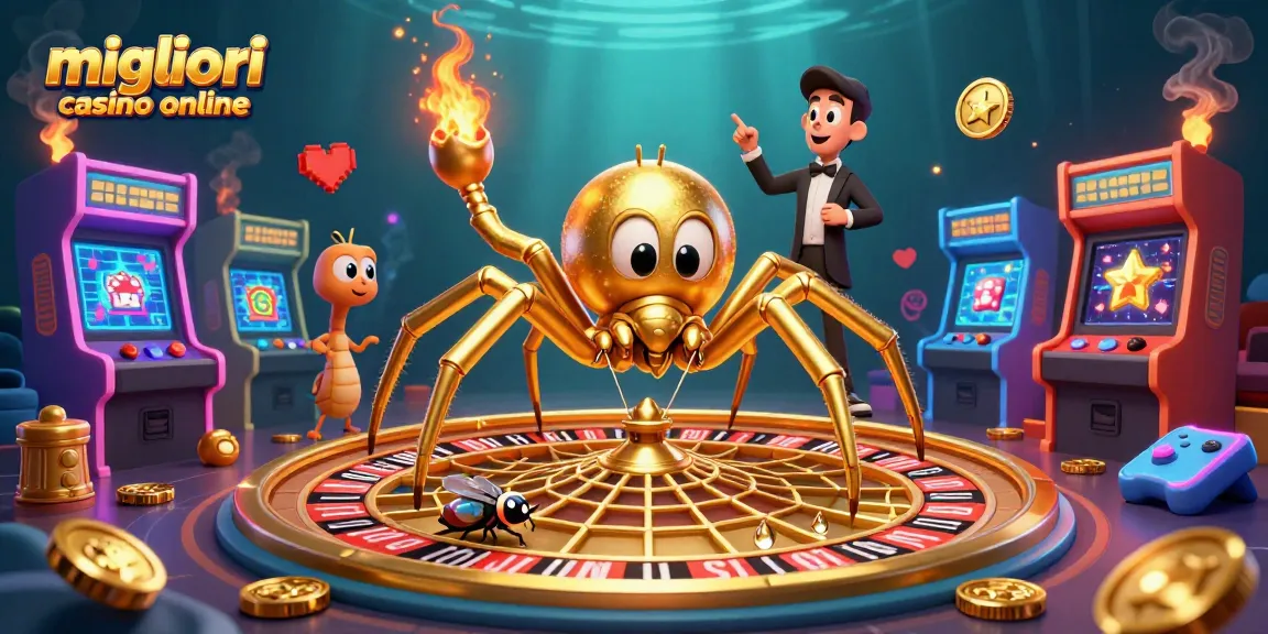 Migliori casino online: divertiti con una scena di scommesse in un casinò virtuale ricca di colori e azione.