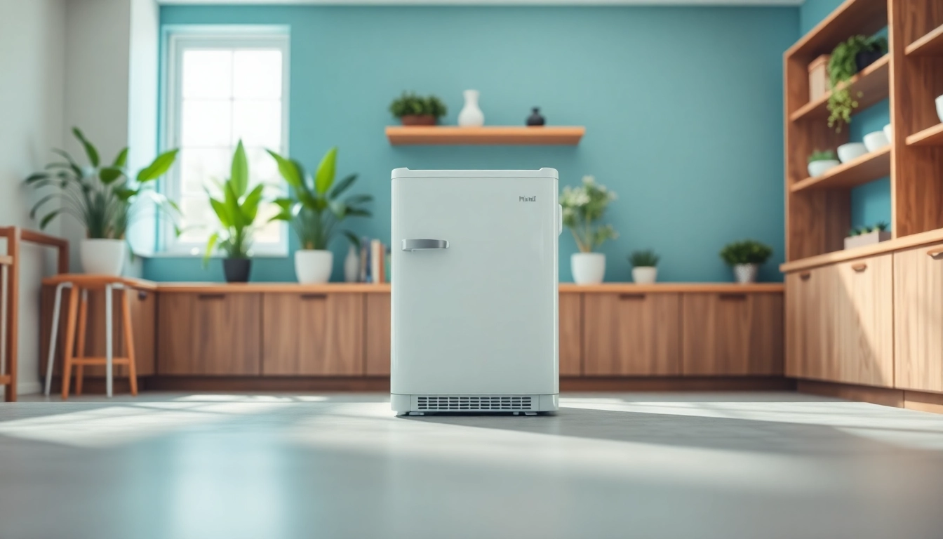 Showcasing an affordable mini fridge and freezer in a modern kitchen setting.