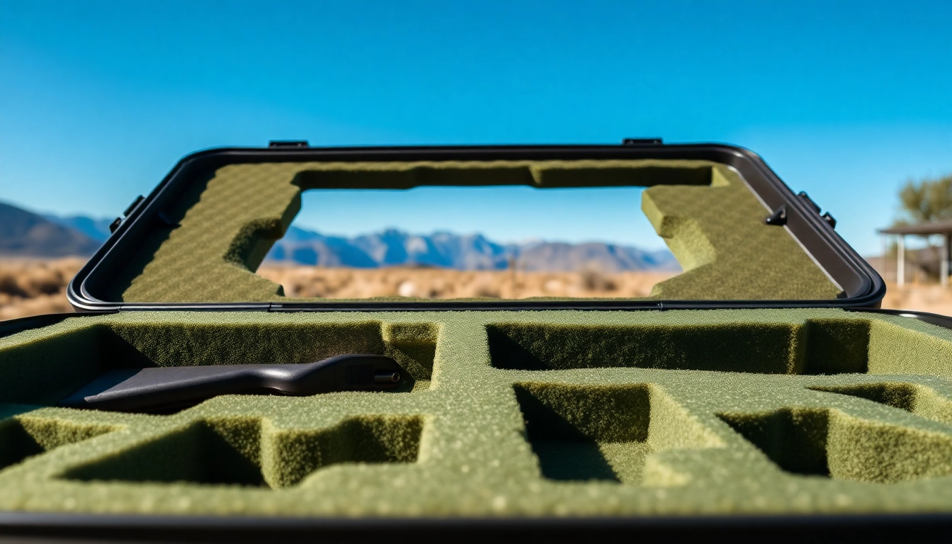Customize your foam for rifle case for the perfect fit and protection.