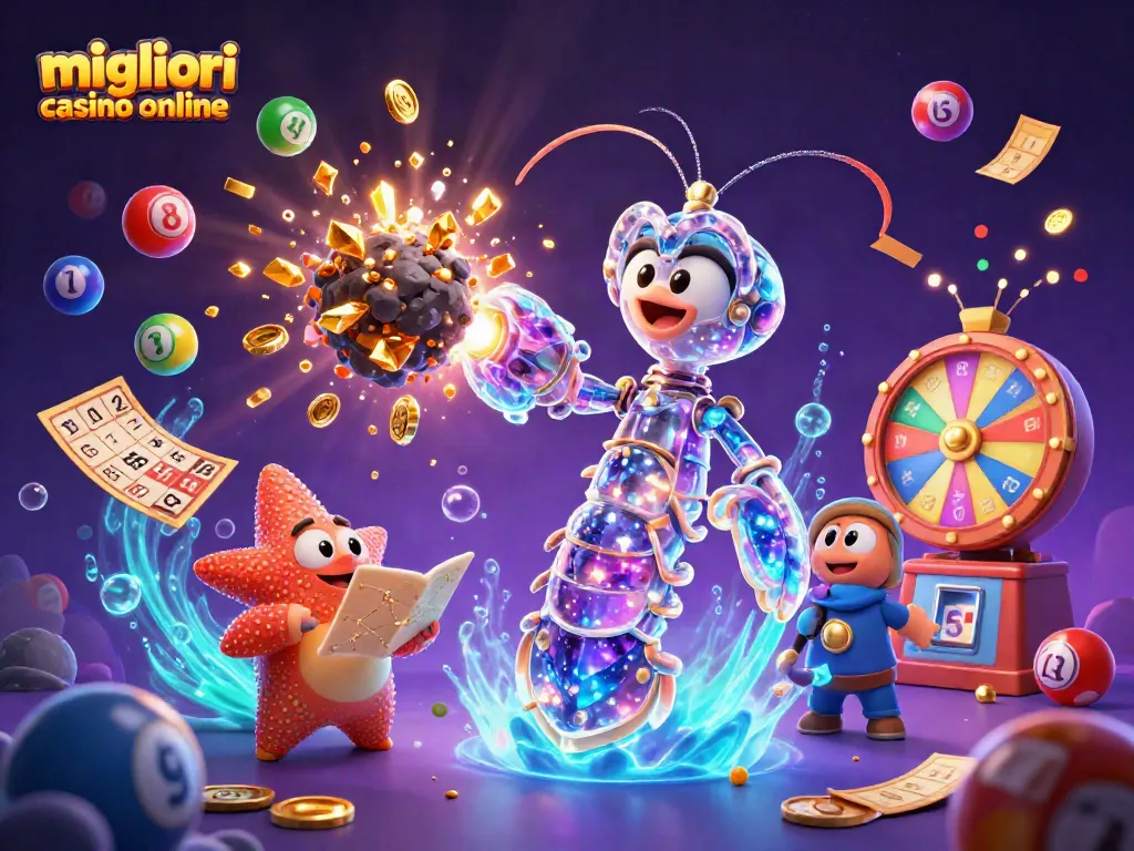 Migliori casinò online con galattici avatar e elementi di gioco che esplodono in oro e gemme