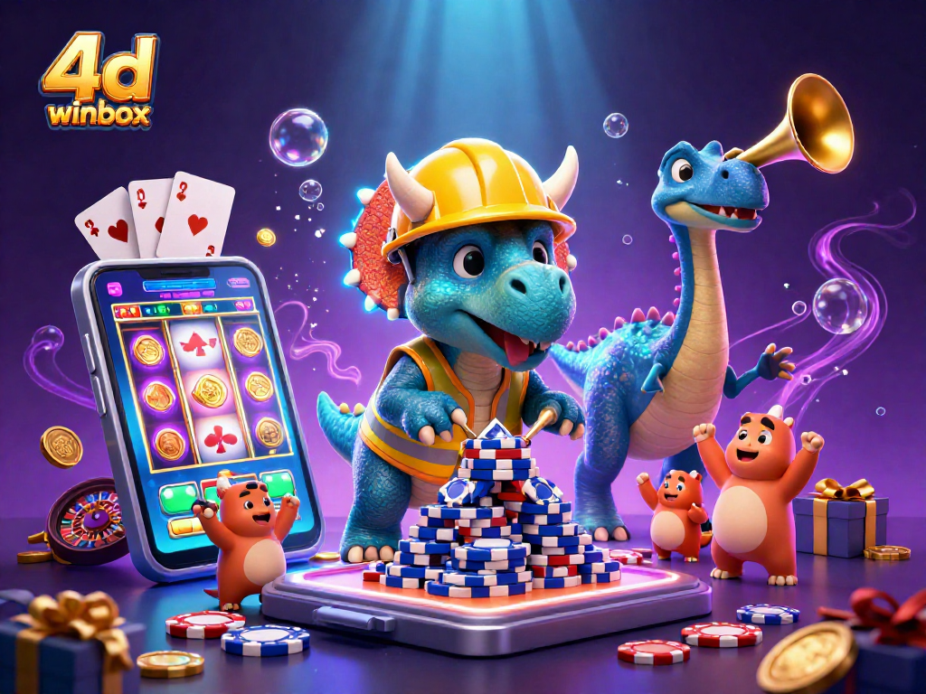 Experience the thrilling excitement of 4d winbox with dynamic characters and vibrant casino elements.