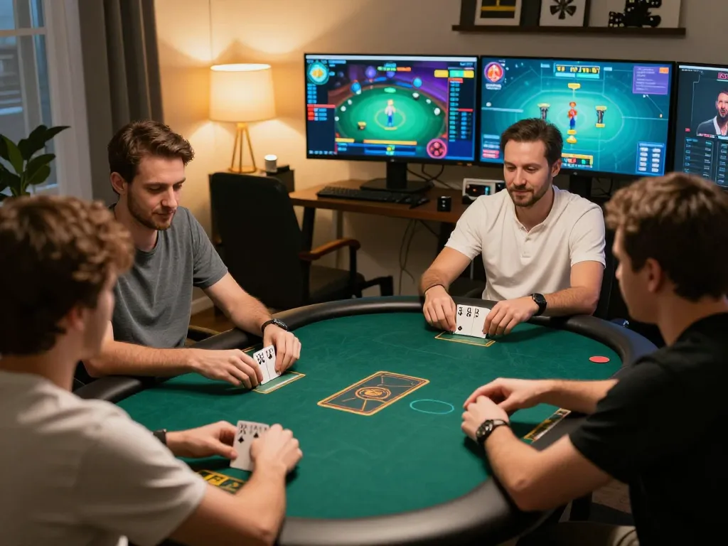 Engaged players at tt88 trang chủ experiencing exciting online poker gaming session