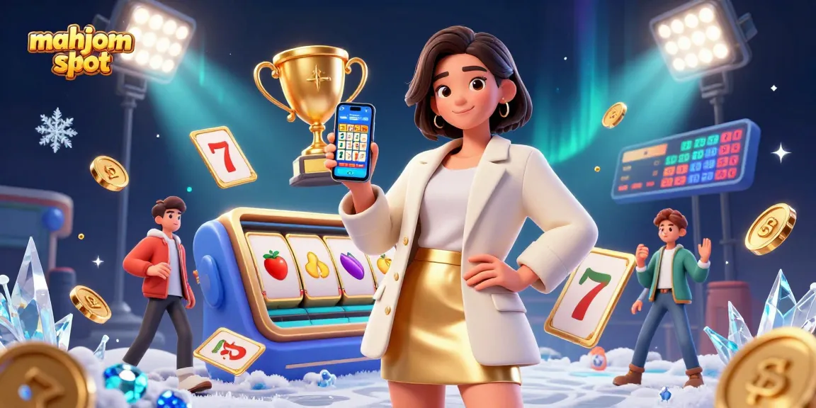 Play mahjong slot while being captivated by a beautiful 3D illustration featuring dynamic game elements.
