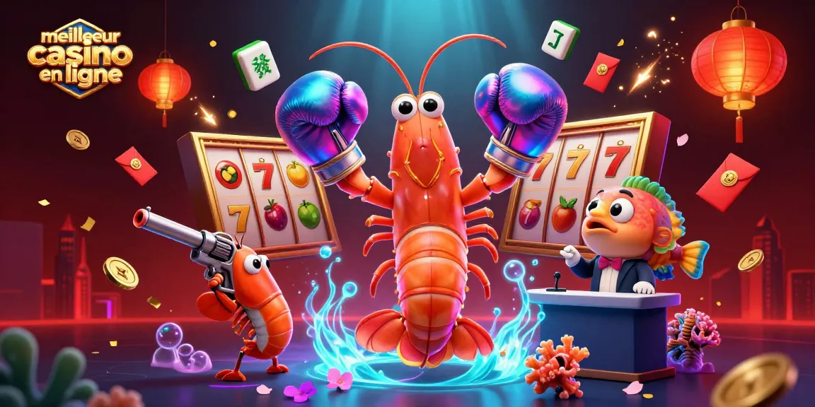Gagnez gros avec le meilleur casino en ligne, entouré de symboles chanceux et de jackpots scintillants.