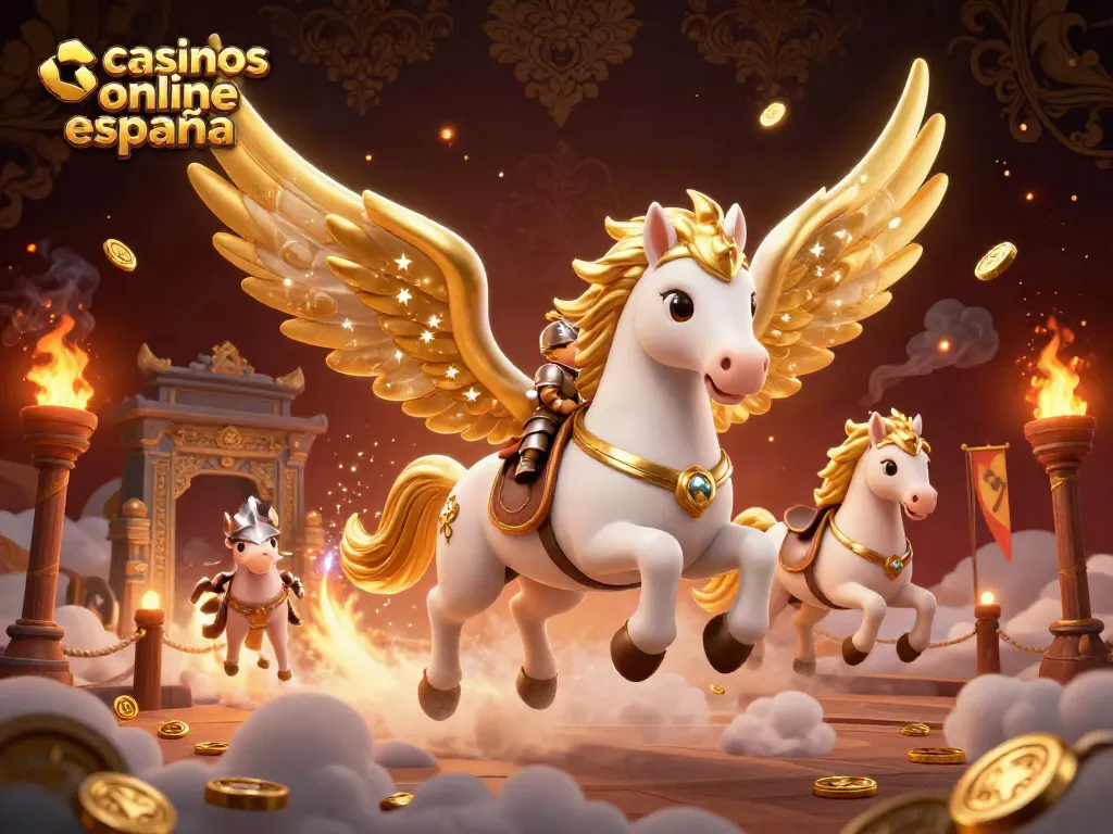 Examina las mejores opciones de casinos online en España mientras te diviertes en una escena mágica.