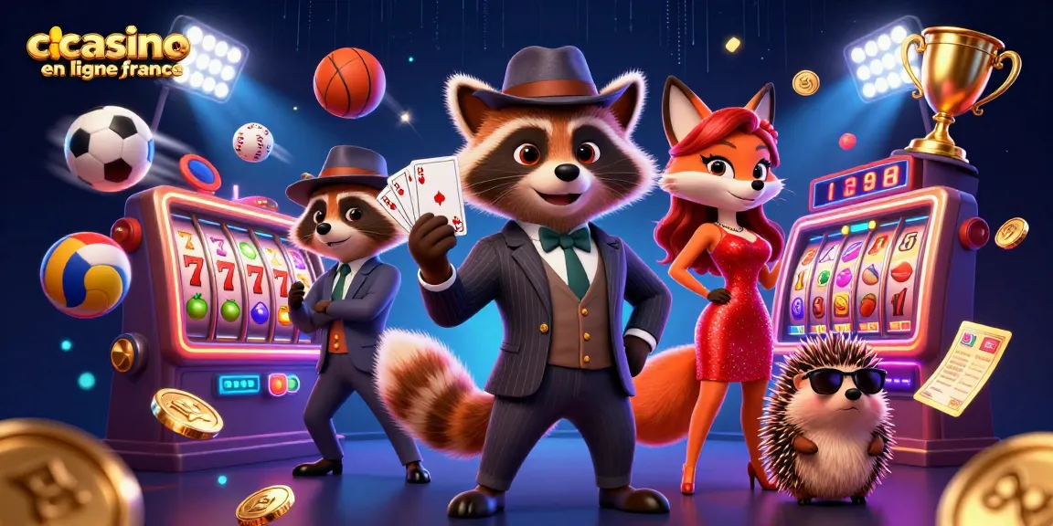 Célébrez l'excitation chez casino en ligne france avec des personnages animés et des détails captivants.