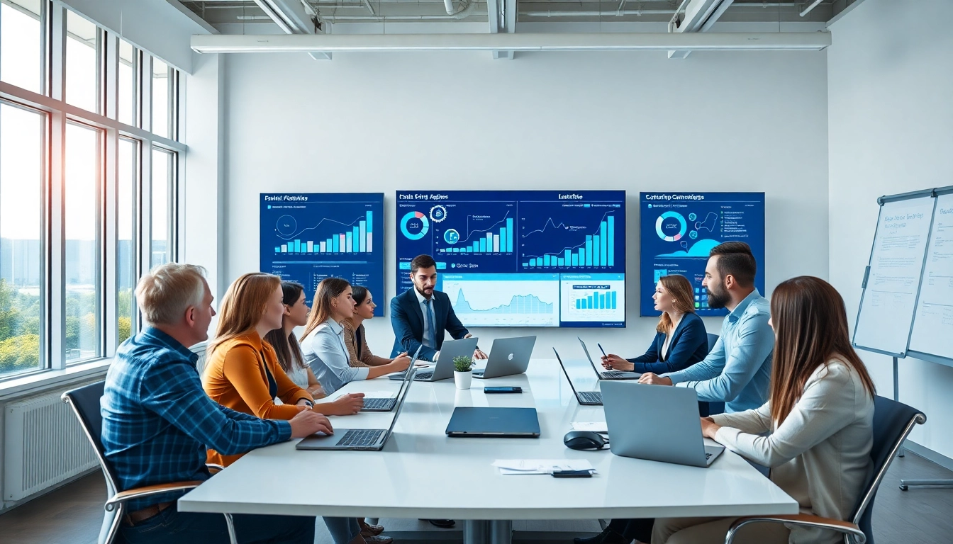 Enhance your Cost-Effective IT Management with a professional team in a modern office setting.