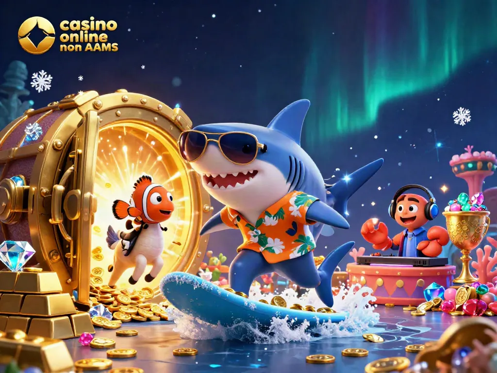 Scopri le emozioni nei casino online non AAMS con personaggi fantastici e monete d'oro volanti.