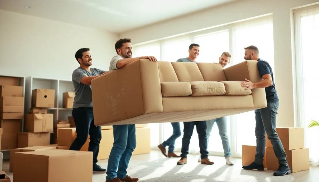 Experienced team providing efficient Toronto moving services while relocating furniture.