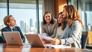 Engaging consultation with a migration lawyer Melbourne, showcasing professionalism and trust.