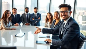 Engaging handshake during an interview for post sales jobs online showcasing professionalism.