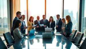 Business consultants collaborating effectively at Quickplus Business Consultants meeting.