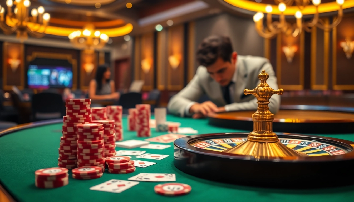 Plongez dans le monde captivant du casino en ligne 2026 avec des cartes et des jetons vibrants.