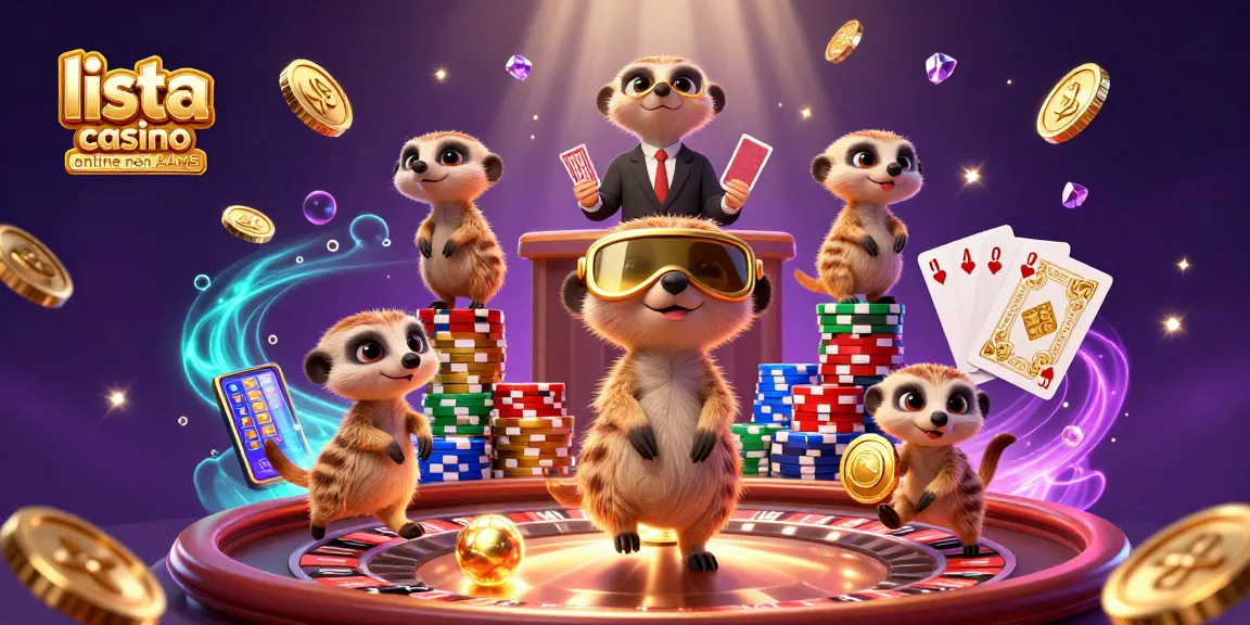 In questa illustrazione vibrante, la lista casino online non AAMS gioca con diverse dinamiche, mostrando un'operazione elaborata da un gruppo di suricati.