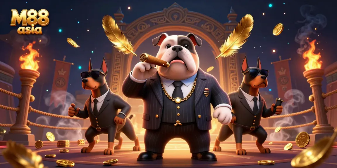 Experience the thrilling action of M88 asia with vibrant casino elements and iconic characters.
