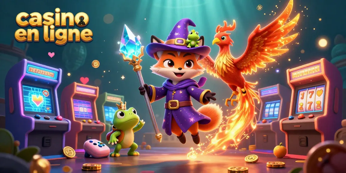 Jouez à des jeux de casino en ligne avec cette illustration captivante de casino en ligne.