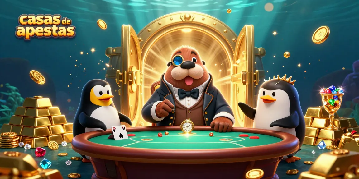 Disfruta de casas de apuestas con el divertido foca y sus amigos en un entorno vibrante.
