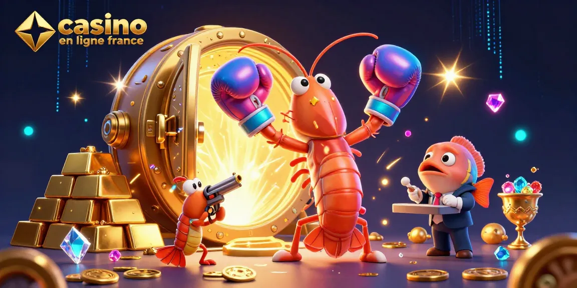 Jouer au casino en ligne France avec confiance grâce à cette illustration 3D captivante.